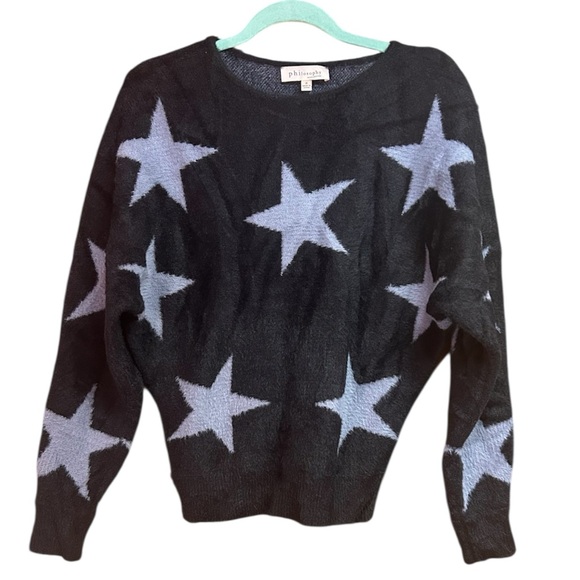 Philosophy Sweaters - Philosophy Black Star Sweater